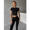 Černé sportovní fitness tričko MEREDIN (Veľkosť L)