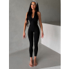 Čierny push up športový overal DRESIEN
