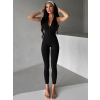 Čierny push up športový overal DRESIEN