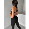Čierny push up športový overal DRESIEN
