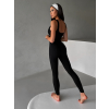 Čierny tvarujúci športový overal YUSARI