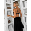 Černý elegantní crop top CLOUD (Veľkosť M/L)