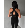 Čierna športová joga podprsenka ISOURAT