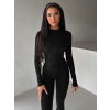 Čierna športová mikina na zips ZORELA