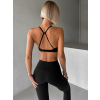 Čierna športová podprsenka BARYNA