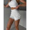 Biele športové fitness kraťasy ASVENY