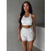 Biele športové fitness kraťasy ASVENY