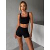 Černá sportovní podprsenka SELYRA s podporou (Veľkosť L)