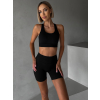 Černé sportovní fitness kraťasy HELOVA (Veľkosť L)