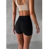 Černé sportovní fitness kraťasy HELOVA (Veľkosť L)