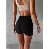 Čierne športové fitness kraťasy HELOVA