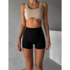 Čierne športové fitness kraťasy HELOVA