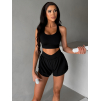 Čierne športové joga kraťasy BRISTAL