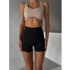 Čierne športové mini tvarujúce kraťasy BERINO