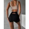 Černé sportovní mini tvarující kraťasy BERINO (Veľkosť L)