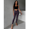 Fialové športové fitness legíny TONKA