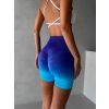 Fialovomodré sportovní mini kraťasy HALURER (Veľkosť L)