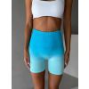 Modrotyrkysové sportovní mini kraťasy HALURER (Veľkosť L)