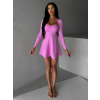 Ružové tenisové áčkové šaty RYTYLA s kraťaskami