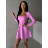 Růžové tenisové áčkové šaty RYTYLA s kraťásky (Veľkosť L)