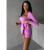 Ružové tenisové áčkové šaty RYTYLA s kraťaskami