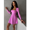 Ružové tenisové áčkové šaty RYTYLA s kraťaskami