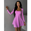 Ružové tenisové áčkové šaty RYTYLA s kraťaskami