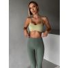 Zelená sportovní jóga podprsenka KOWALA (Veľkosť L)