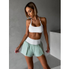 Zelené športové krátke kraťasy VERUNI