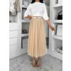 Béžová tylová midi sukně NEXORA (Veľkosť ONESIZE)
