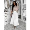 Bílá tylová midi sukně NEXORA (Veľkosť ONESIZE)