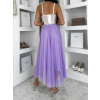 Fialová tylová midi sukňa NEXORA