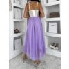 Fialová tylová midi sukně NEXORA (Veľkosť ONESIZE)
