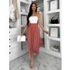 Lososová tylová midi sukně NEXORA (Veľkosť ONESIZE)