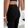 Černé slim fit úzké džíny OPALA (Veľkosť L)