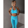 Modré sportovní fitness legíny KARENI (Veľkosť L)
