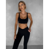Čierna športová joga podprsenka KAZELA