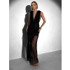 132299 cerne tylove dlouhe vecerni saty faldary