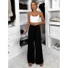 Černé široké kalhoty GLIFFON s puky (Veľkosť L)