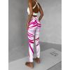 Růžové sportovní fitness legíny OLIRYA s push-up efektem (Veľkosť L)