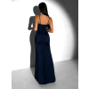 Tmavomodré dlhé spoločenské šaty LIMONA