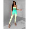 Žlutozelená sportovní fitness souprava VARNIS (Veľkosť L)
