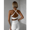 Biela športová fitness podprsenka SONDEL