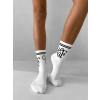Biele vysoké ponožky ERIKA FASHION Line