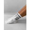Bílé vysoké ponožky ERIKA FASHION Line (Veľkosť 35-38)