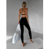 Čierna športová elastická súprava OKULOTA