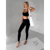 Černá sportovní elastická souprava OKULOTA (Veľkosť M)