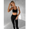 Čierna športová elastická súprava OKULOTA