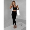 Černá sportovní jóga podprsenka PRELOMA (Veľkosť L)