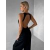 Černé elegantní elastické body LORIMY (Veľkosť L)